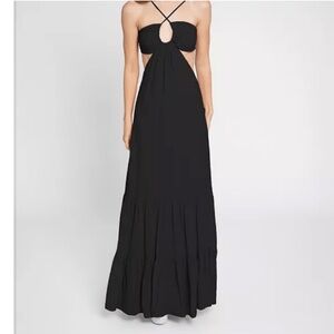 Nicole Miller | Dresses | Nicole Miller Leaf Print Pleated Asymmetric Hem  Maxidress | Poshmark